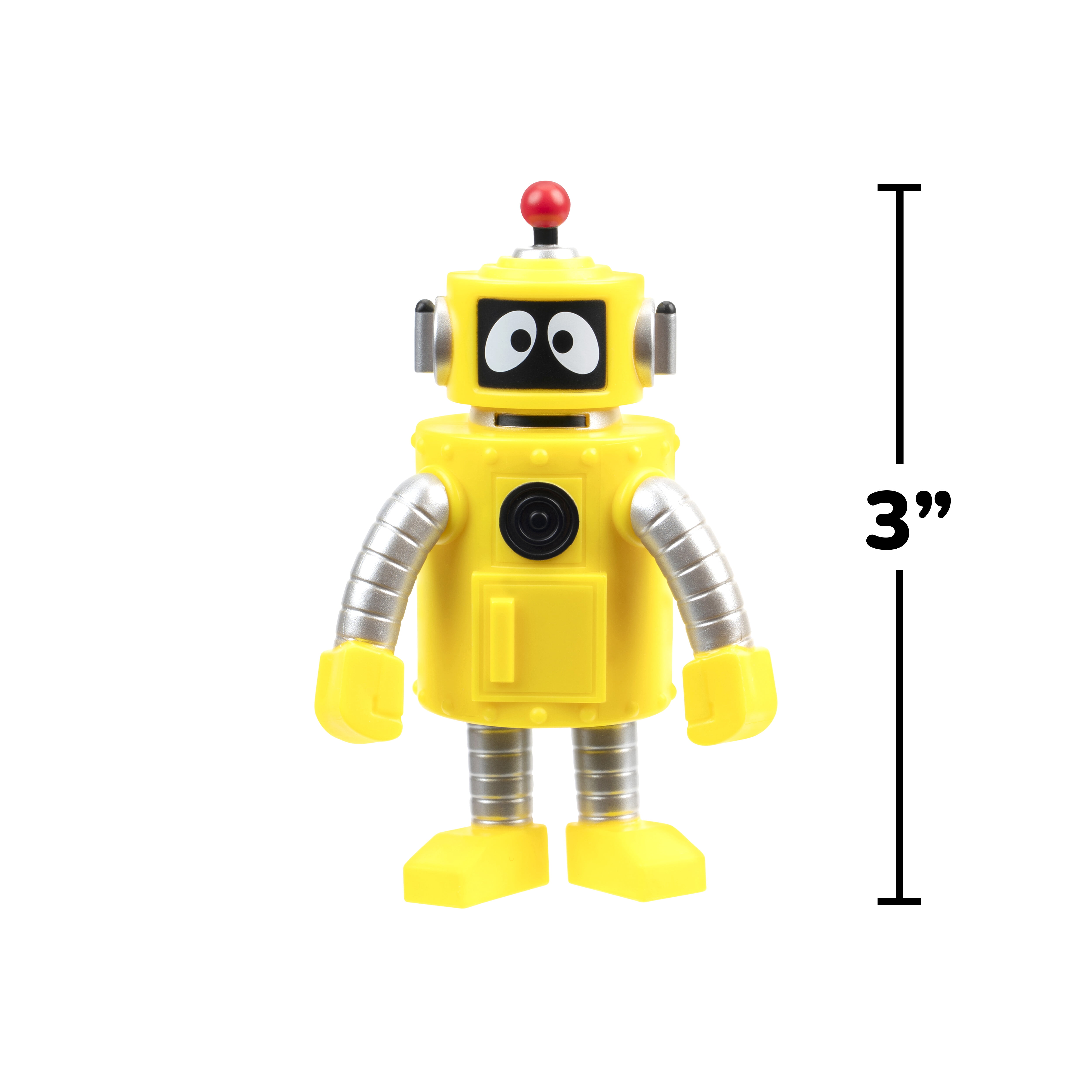 Yo Gabba Gabba! Friends - Includes Articulated 3 inch Figures—Muno, Foofa, Plex, Toodee, & Brobee