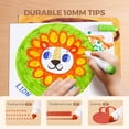 thumbnail image 4 of Marcadores lavables Jar Melo para niños de 2 a 4 años, 24 colores, 4 of 7