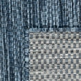 thumbnail image 4 of Solid Outdoor Rug for Patio or Balcony in Mottled Blue, 4 of 5