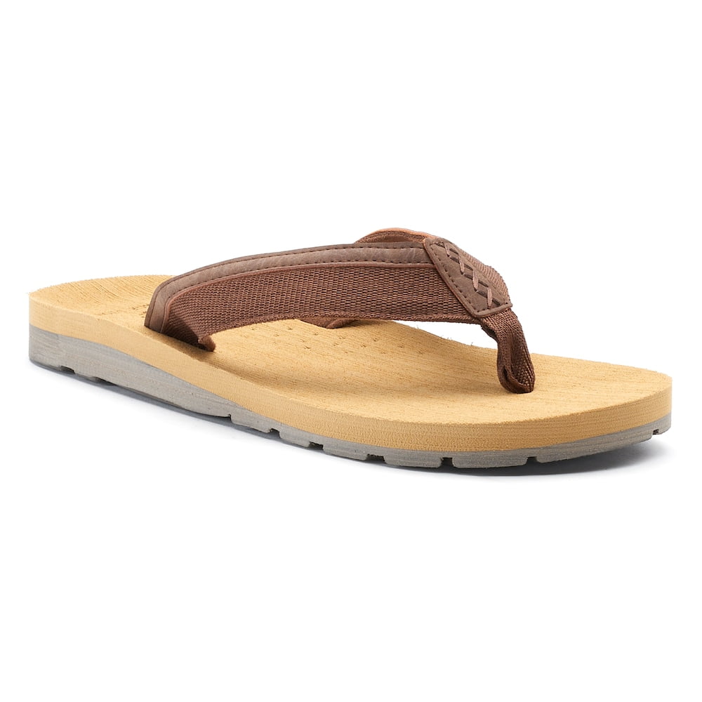 vintage stone flip flops