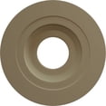 thumbnail image 5 of Ekena Millwork 11 3/8"OD x 3 5/8"ID x 1 1/8"P Leaf Ceiling Medallion (Fits Canopies up to 4 3/4"), Hand-Painted Cloud Burst Crackle, 5 of 7