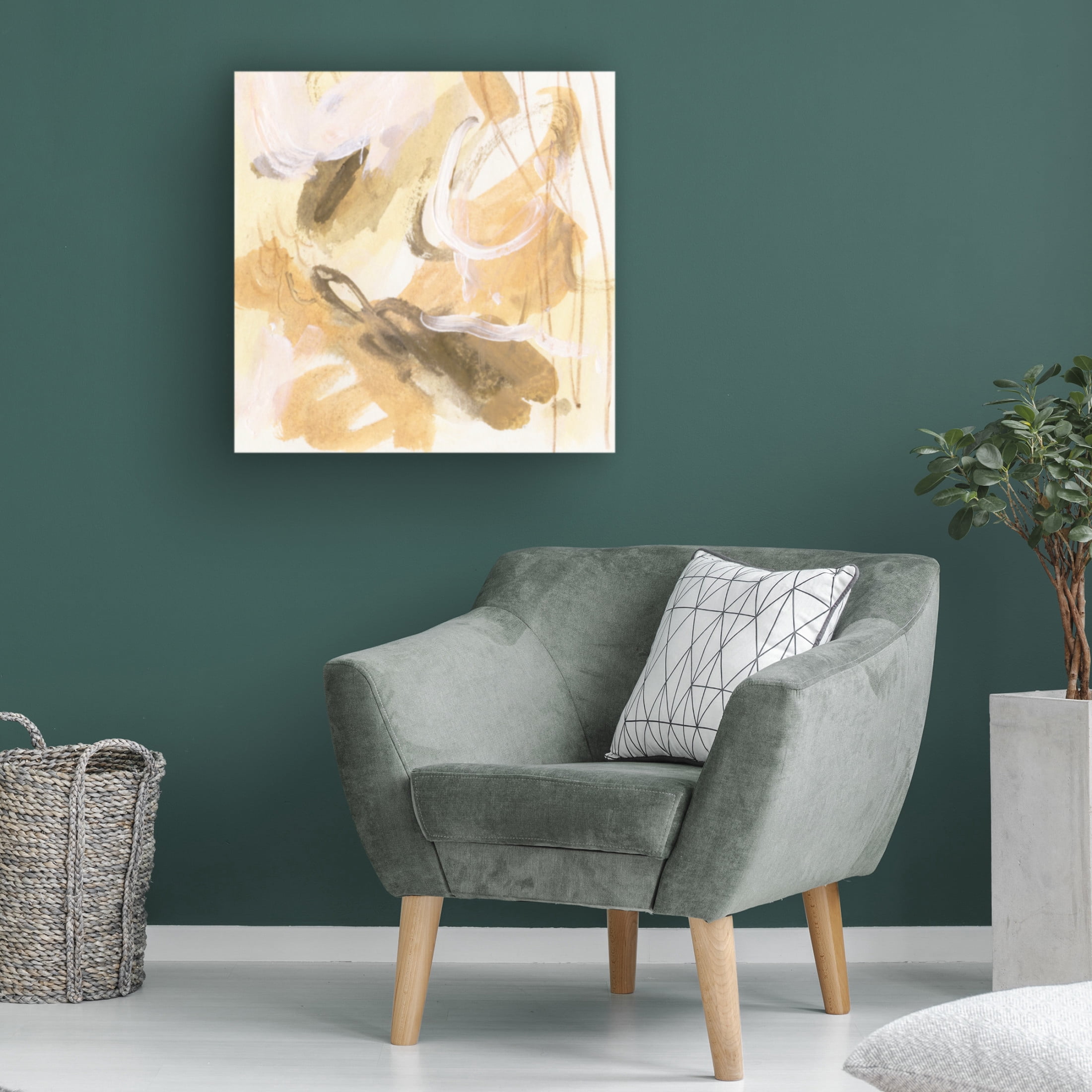 Canvas Wall Art - Melissa Wang 'Lost in Autumn V' Wall Art for Living Room, Bedroom, or Office Décor by Trademark Fine Art - 35 x 35 Inches