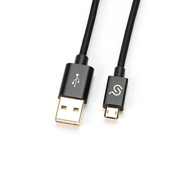 Reversible Micro USB Double Sided Charging/Sync Cable with Nylon