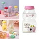 thumbnail image 3 of tapa reutilizables para niños, jarra de agua portátil de 480ml a prueba de derrames de plástico sin BPA para senderismo y gimnasio Rosa Macarena Botella para beber, 3 of 7