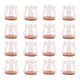 thumbnail image 1 of 16 protectores de suelo para patas de silla, transparentes, redondos, resistentes a arañazos, de fieltro de silicona, silenciosos, para muebles, 3,5 x 3,8 x 3,3 cm (1,4 x 1,5 x 1,3 pulgadas)., 1 of 14