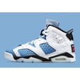 thumbnail image 1 of Ni - ke Youth Air Jordan 6 Retro Mid- 'UNC'- University Blue- Grade School Sz 7- New, 1 of 5