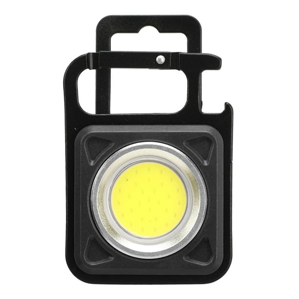 Lámpara recargable COB, mini llavero con lámpara LED, mini linterna COB, mini llavero con linterna, diseño fácil de usar