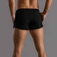 thumbnail image 6 of Men's Casual Shorts Party Men Shorts for Men Athletic Long Men's Polyester Mens Beach Running for Mens Basketball Reversible Mesh Athletic with Pocket Super Parish Black 2XL, 6 of 8
