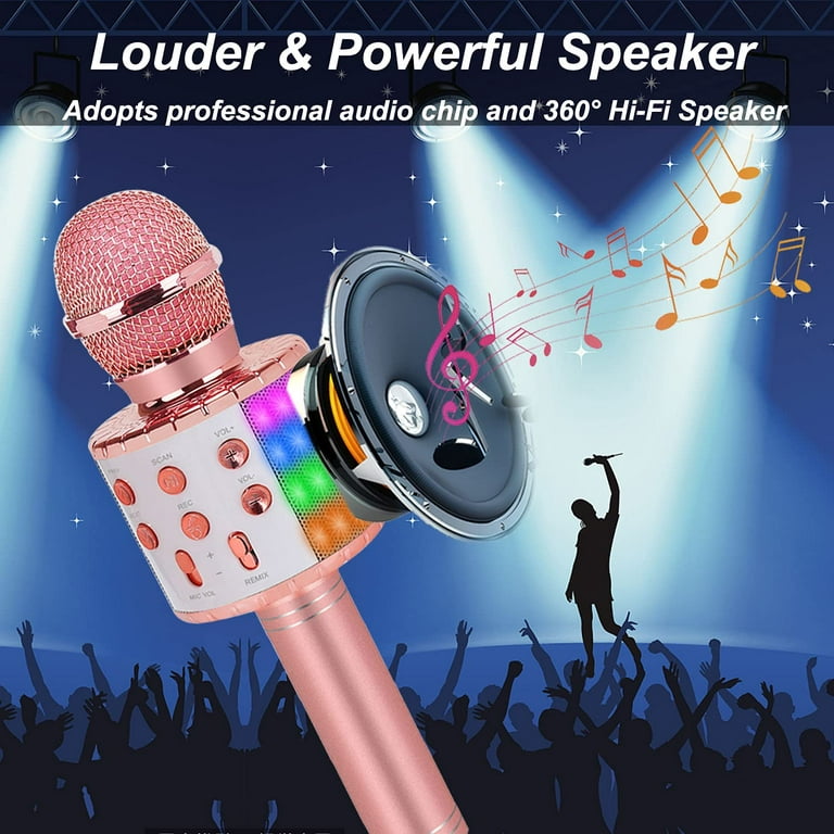 Toys for Girls Karaoke Microphone - Portable Wireless Bluetooth Karaoke Mic  Machine with Flashlights, 3 4 5 Year Old Girl Birthday Gifts,Kids Toys for  6 7 8 9 10 Year Old Girl Stuff Teen - Yahoo Shopping