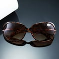 thumbnail image 4 of BIFOCAL Oversized Tinted Brown Sunglasses Tortoiseshell Reading Glasses Boutique Readers For Women +2.00, 4 of 4