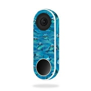 MightySkins NEHEL-Dolphin Gang Skin for Nest Hello Video Doorbell - Dolphin Gang