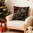 thumbnail image 6 of Christmas Decorative Pillow Covers for Couch 18x18" Christmas Decorative Pillow Cases with Soft Fabric Hidden Zipper Xmas Decorations, 6 of 7