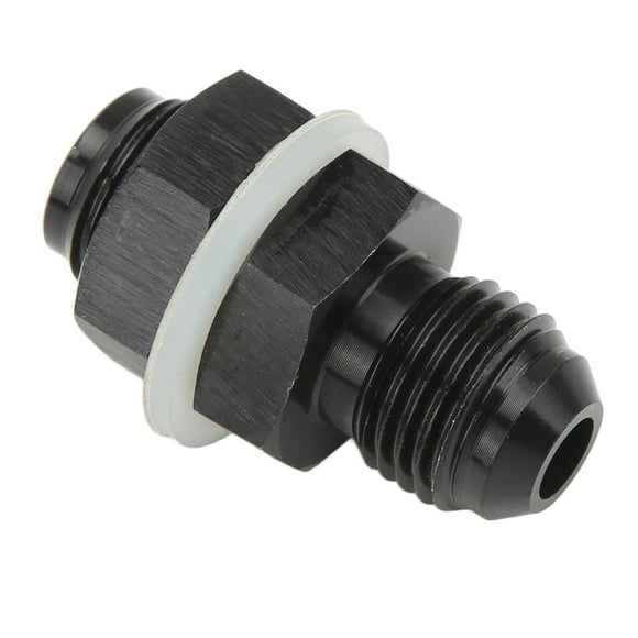 Fuel Tank Adapter, 37° Sealing Angle High Strength Fuel Cell Fitting Black Anodized For Most Fluid AN6,AN8,AN10