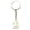 2, variant on Number Keychain Pendant 0-9, Antique Metal Charm for Keys and Bags, Personalized Digit Jewelry Accessory for Gifts
