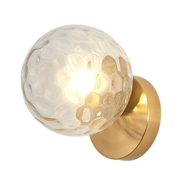 Lámpara de pared con luz LED nocturna moderna para mesita de noche estilo B
