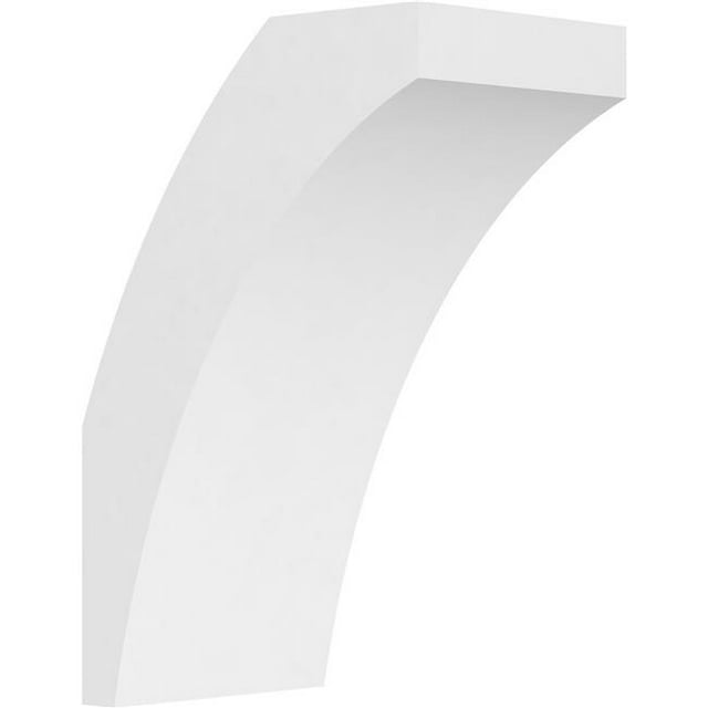 Ekena Millwork BRCP05X08X12THR Standard Thorton Architectural Grade PVC Brace - 5 x 8 x 12 in.