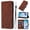 Brown, variant on Case for Xiaomi Redmi Note 15 / Poco M8 5G Wallet PU Leather Case with Card Slots Kickstand Shockproof Magnetic Flip Phone Cover, Blue