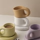 thumbnail image 4 of Café De Cerámica Con Asa Tazas De Pareja De Alta Capacidad Taza Gorda De Cerámica Eigraketly HA043650-04, 4 of 5
