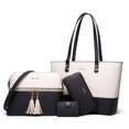 thumbnail image 1 of Set de bolsos YTL de piel sintética a la moda para mujer, 4 piezas, 1 of 6