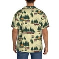 thumbnail image 3 of Gukieu Camping Caravan 1 Print Men's Short-sleeved Shirts, Button-down Pocket Shirts, T-shirts, Beach Vacation Travel Summer Clothing-Large, 3 of 5