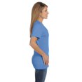thumbnail image 3 of Hanes T-Shirt à Col en V Nano-T pour Femmes, m, Bleu Vintage, 3 of 4