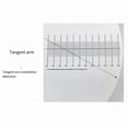 thumbnail image 2 of LP Vinyl Record Pickup Calibration Plate Distance Gauge Protractor Adjustment Tool for Turntable, 2 of 8