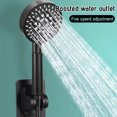 thumbnail image 5 of Turbo Shower Head, Home Bath Shower Nozzle with Water Heater Filter, 5 Bathing Modes High Pressure Easy Installation Universal 4-point Interface, 5 of 7
