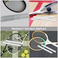 thumbnail image 3 of Raindrops Racquet Frame Protection Tape Tpu Clear Anti-Scratch for Tennis 2Pcs, 3 of 8