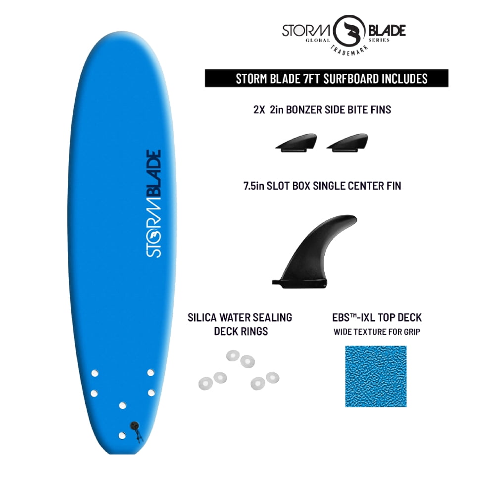 Storm Blade Classic Surfboard Blizzard Navy 7ft0in