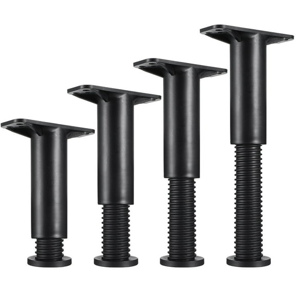 COOPHYA 4Pcs Adjustable Bed Frame Legs for Bed Frame Parts