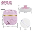 thumbnail image 2 of Body Powder Puff and Container for Women, Portable Tin Jar for Loose Dusting, Ideal for Bath, Travel and Home Use, 2 of 9