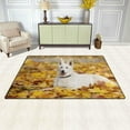 thumbnail image 3 of SKYSONIC Lightweight Soft Area Rugs Dog On Autumn Floor Mat Doormat for for Rooms Entrance Hardwood Floor Living Room Nursery Rugs, 31x20 inch, 3 of 6
