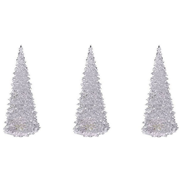 Decoraciones de Halloween, adornos de Halloween, regalos de Halloween. 2/3/5 piezas de árbol de Navidad, luz nocturna LED acrílica colorida en varios tamaños.