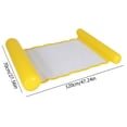 thumbnail image 4 of Hamaca Inflable Flotante WDOplteas Piscina Salón Cama Silla Amarillo, 4 of 9