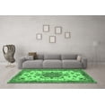 thumbnail image 3 of Ahgly Company Indoor Rectangle Persian Emerald Green Traditional Area Rugs, 8' x 12', 3 of 4