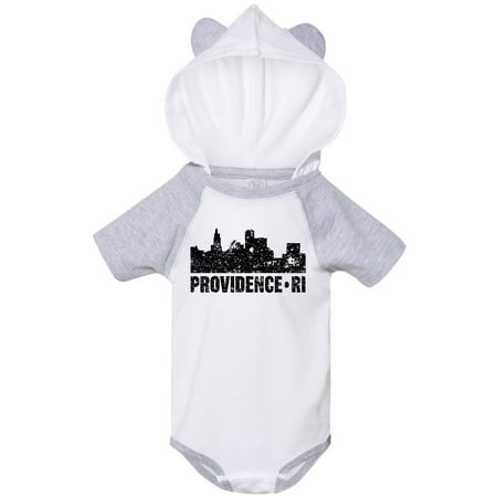 

Inktastic Providence Skyline Grunge Gift Baby Boy or Baby Girl Bodysuit