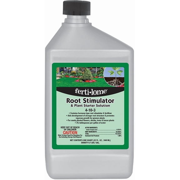 VPG Fertilome Root Stimulator Fertilizer - For Trees, Shrubs, Roses - 2.5Gal — Outdoor & Indoor Plant Use, Easy Application