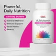 thumbnail image 6 of GNC Women’s Ultra Mega Clinically Proven Multivitamin Caplets, For Immune Support, With Vitamin A, B, C, D, Iron, Biotin, Beauty, 90 Count, 6 of 8