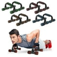 thumbnail image 7 of Push Up Bars Strength Training - Workout Stands With Ergonomic Push-up Bracket Board with Non-Slip Sturdy Structure Portable for Home Fitness Training, Push Up Stands Handle for Floor Workouts, 7 of 7