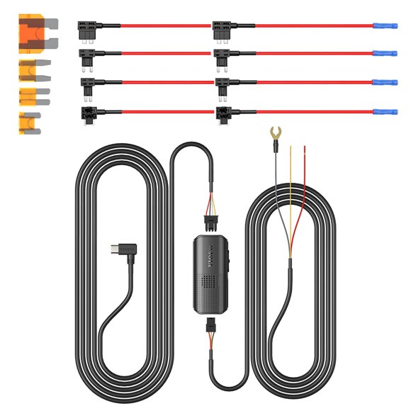 Kit de cableado fijo VIOFO HK6 ACC con adaptador de fusible, 12-24 V