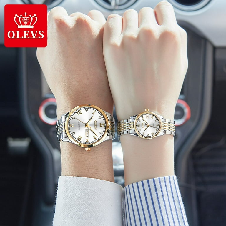 Ladies and gents watch set cheap