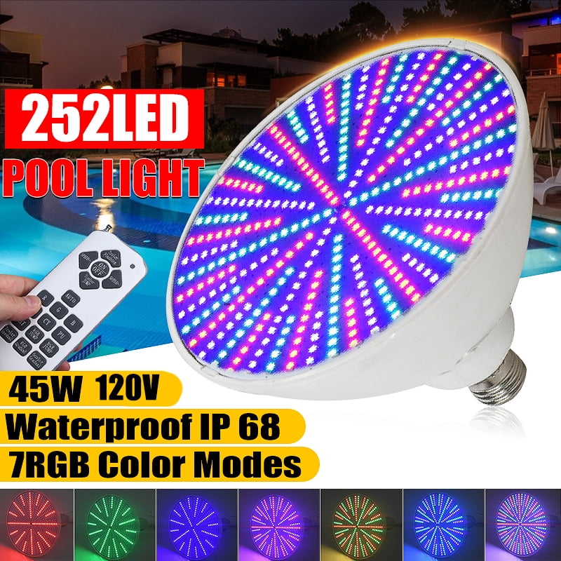 Underwater LED Disco Light Glow Show Swimming Pool, Waterproof Color Changing Flashing LED