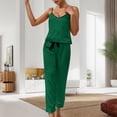 thumbnail image 2 of Telankuip Clearance Womens Summer Pajamas Sets with Shorts,Gilrs Elegant Loungewear Set Ladies 2-Piece Nightgown Cotton Nightie with Pockets Nightwear Set Coffee L, 2 of 4