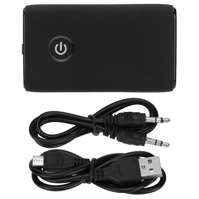 Adaptador Bluetooth 2 en 1, transmisor receptor inalámbrico Bluetooth 5,0, adecuado para ordenador, TV, altavoz