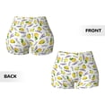 thumbnail image 5 of Kdxio Lavender Flowers Print Workout Shorts for Women Seamless Soft Smooth Gym Yoga Scrunch Active Shorts, 5 of 9