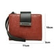 thumbnail image 2 of Cartera delgada plegable de cuero suave con bloqueo RFID para mujer, tarjetero con bolsillo con cremallera, 2 of 5