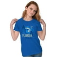 thumbnail image 4 of Florida FL Surf Sunshine State Surfer Womens Slim Fit Graphic Tee Brisco Brands S, 4 of 5