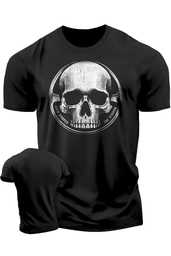 Pain Shapes Workout T-Shirt for Men Funny Gym Shirt, Mens Fitness Tee, Motivational Workout Clothes, Athletic Gym Wear