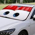 thumbnail image 3 of Car Winshield Sun Shade Eye Print Car Sun Visor, Foldable Front Window Block UV Rays and Sun Heat Universal for SUV Trucks Cars Vans,, 3 of 5