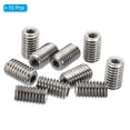 thumbnail image 3 of Unique Bargains Adaptateurs Filetage Manchon Réducteur Écrou M6x1.0 Mâle à M3x0.5 Femelle pour Réparer Insert Écrou Vis Réducteur 10mm 10 Pcs, 3 of 5